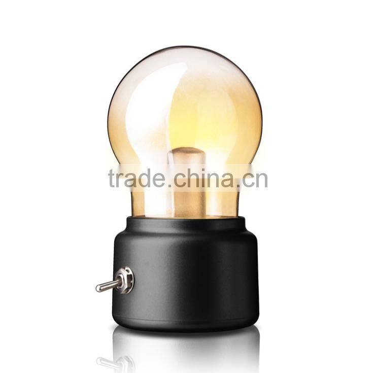 England Style Retro Bulb Light, LED Charge Table lamp Night Lamp