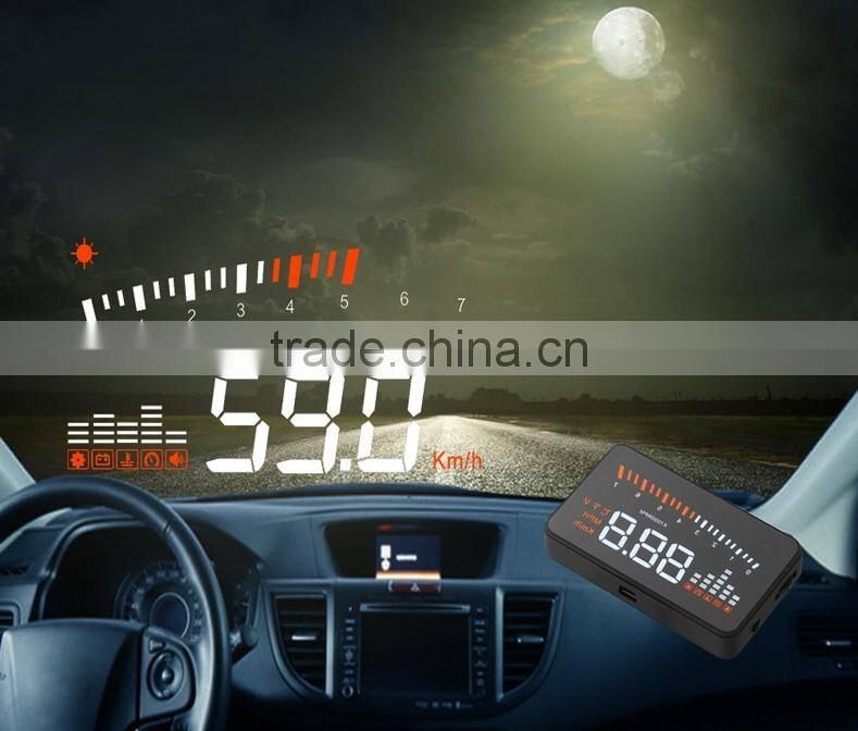 X5 hud 3" Screen Hud Head Up Car HUD Display black