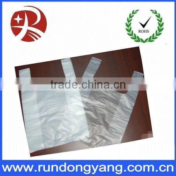 Cheap price bio-degradable plastic t shirt bags for grocery