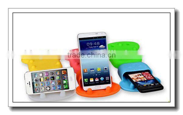 Hippo design silicone phone holder