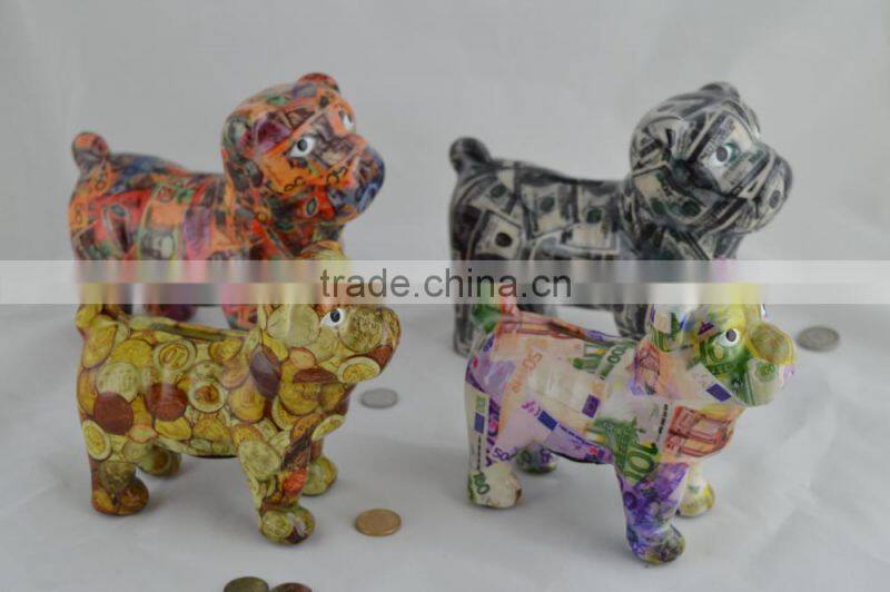 New Product ceramic nice tattooing dog saving bank