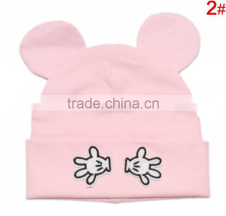 Baby Girl Cotton Beanies Cartoon Designs Infant Kids Spring Autumn Hat Cap
