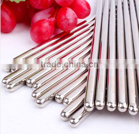 Wholesale stainless steel twisted chopsticks