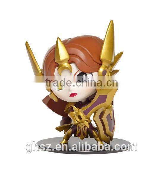 Guo hao wholesale custom Green lol figure , resin hot lol game figure