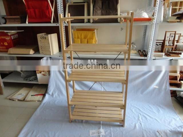 Wooden kitchen shelf
