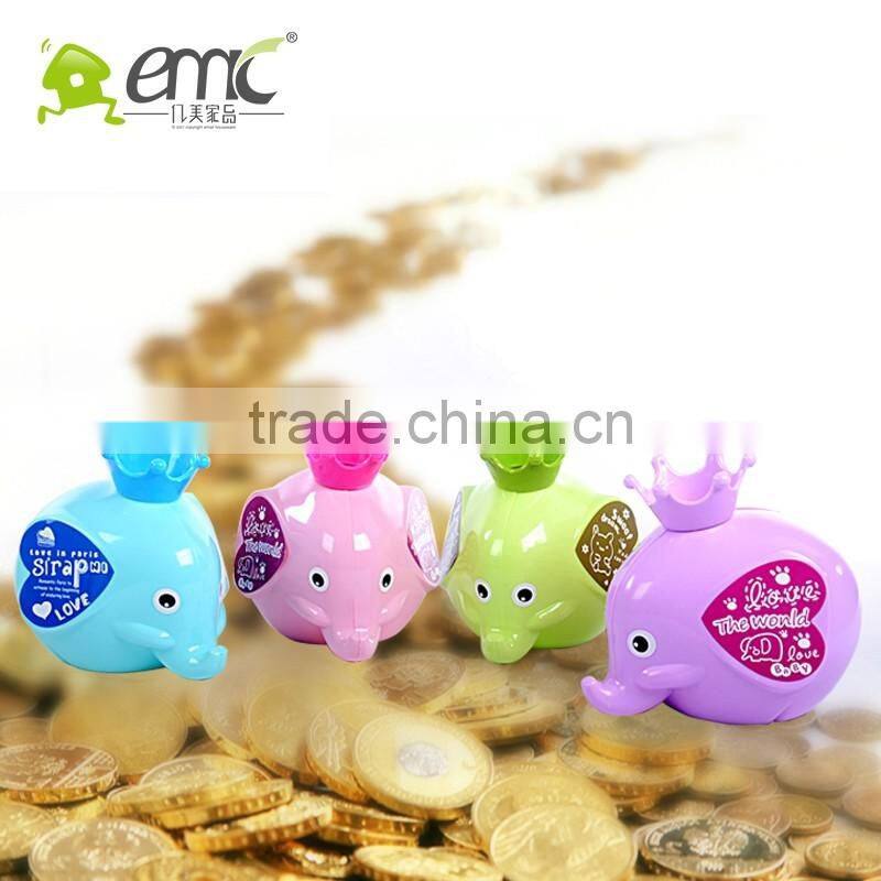 Animal Shape Plastic Penny Bank, plastic piggy bank