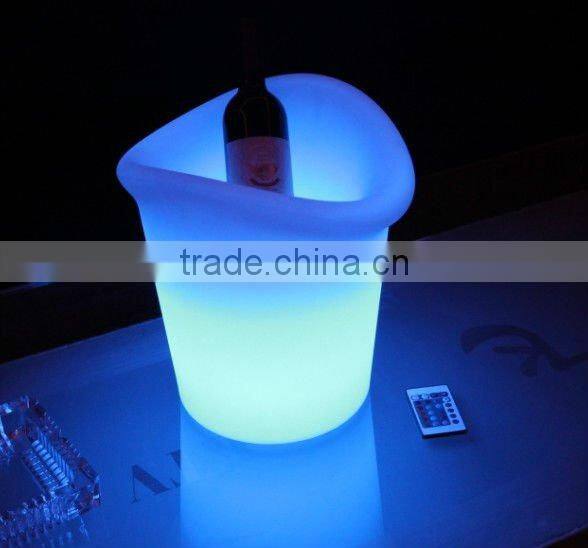Colorful recharge LED bar ice bucket EW002