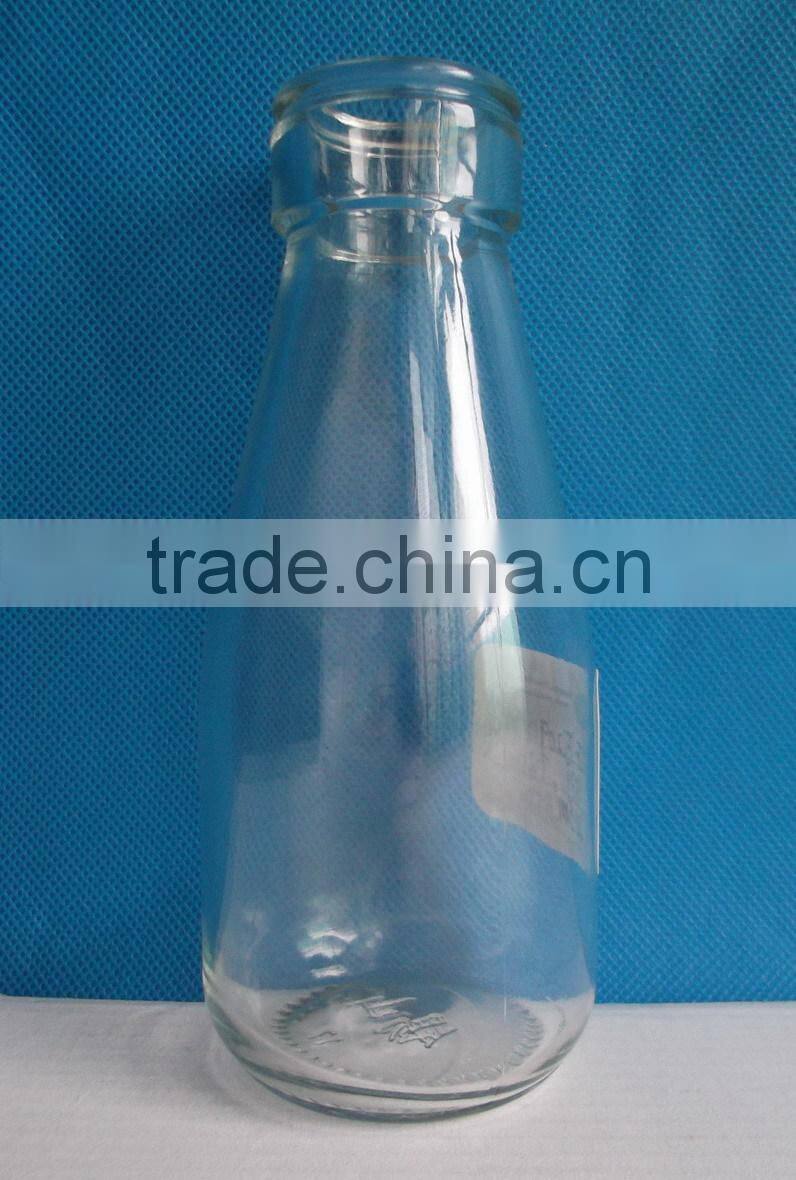 205ml high quality milk glass bottle for sale