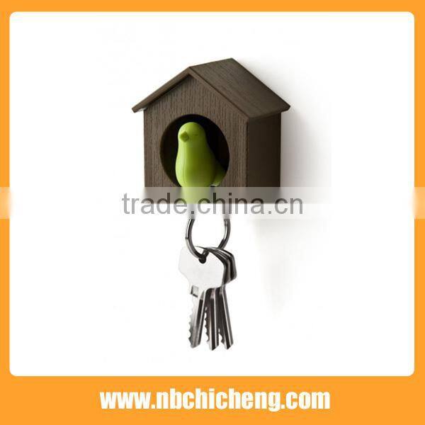 Plastic House Shaped Keychain