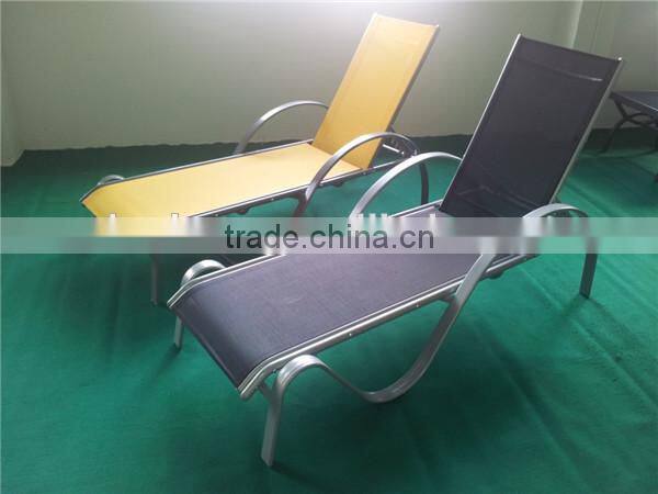 Mesh Aluminum Sun Lounge Chair