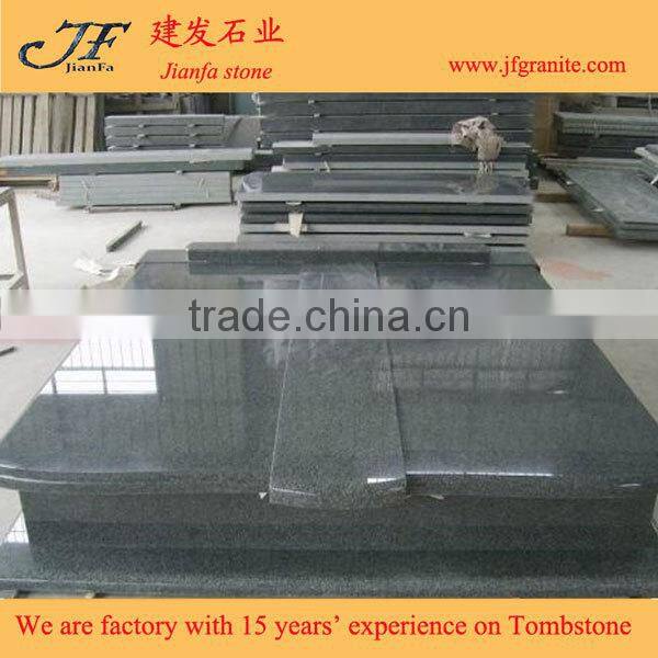 Granite Jet Black China Padang Black Memorial Monuments