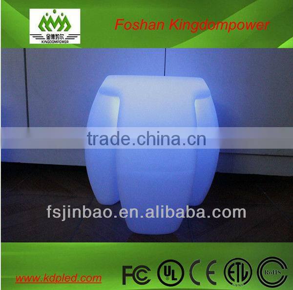 Romantic colorful led classic chair