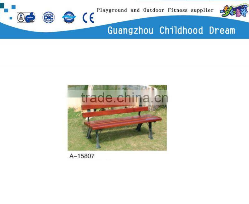 (A-15807) Park bench, antique cast iron garden bench