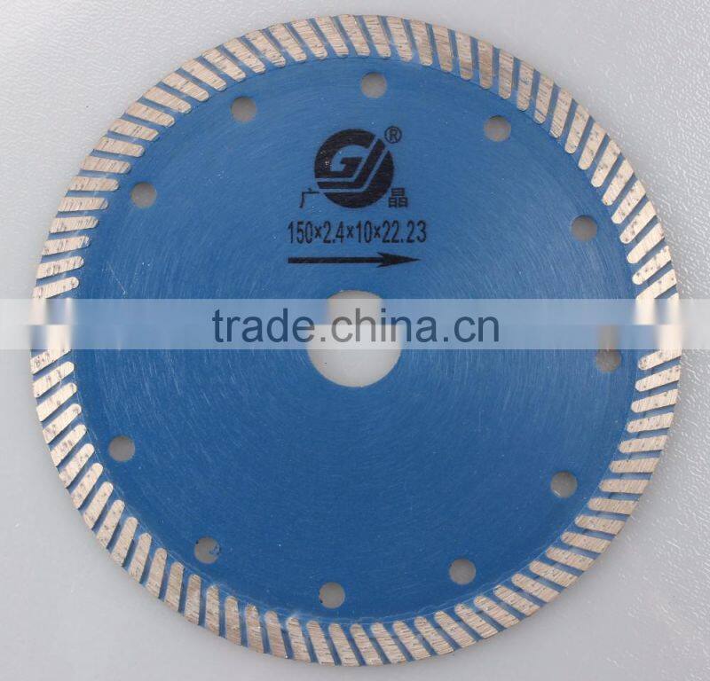 Guangjing Turbo Saw Blade Superior Quality Diamond Blade for Stone Cutting