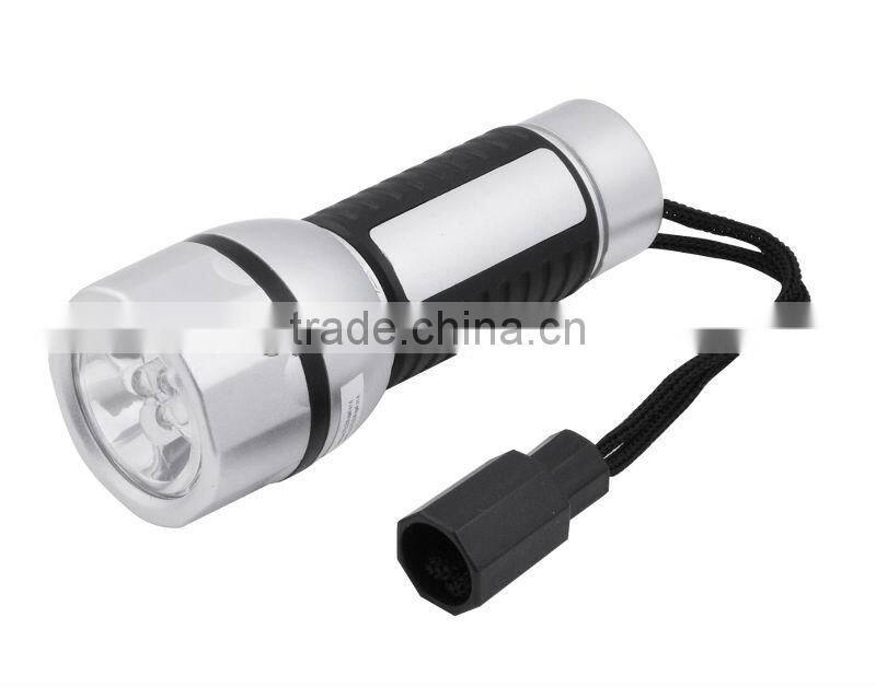 ABS emergency LED flash light/hand torch