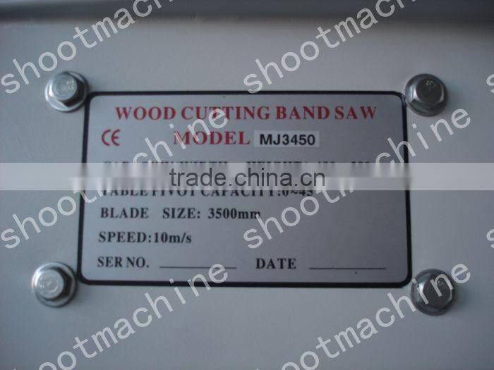 Woodworking Heavy-Duty Bandsaw Machine MJ3450 with 510mm Saw Wheel and 3.5kw motor