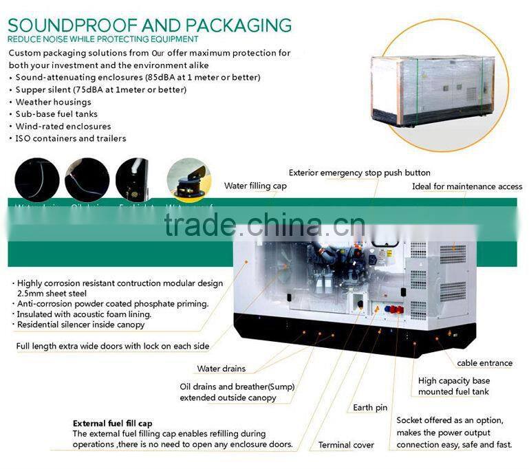 500kva Famous brand engine power generator plant with Stamford alternator