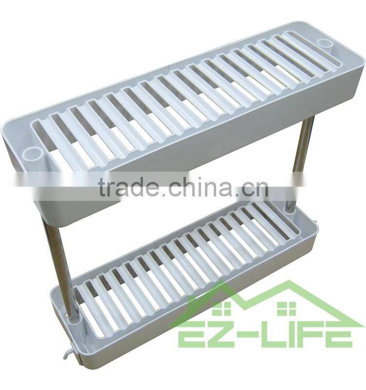 2017 Best Hot sale combine storage durble stainless steel &plastic kitchen rack