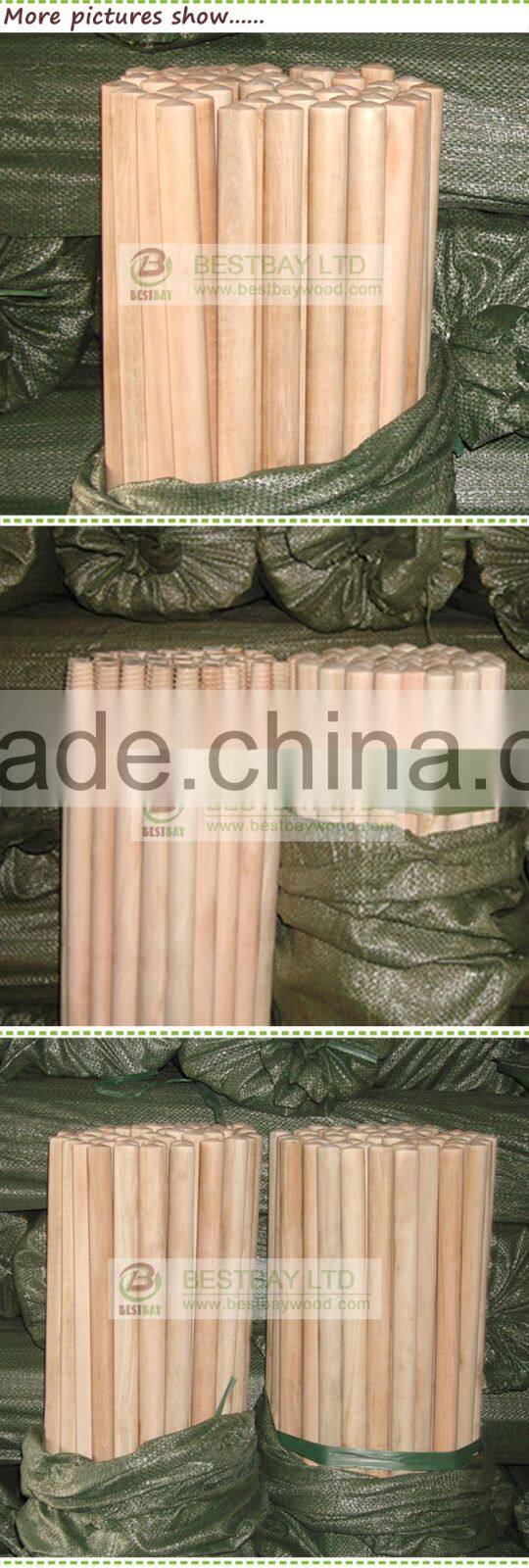 thick wooden broom stick