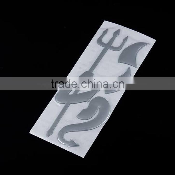 New 3D Devil Style Demon Car Body Sticker Car Window Sticker Emblem Logo Paper Car Body Side Sticker Design