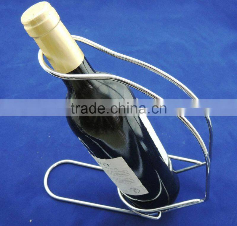 metal red wine rack/display rack for wine bottle