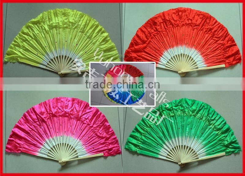 2015 Hot belly silk hand fan