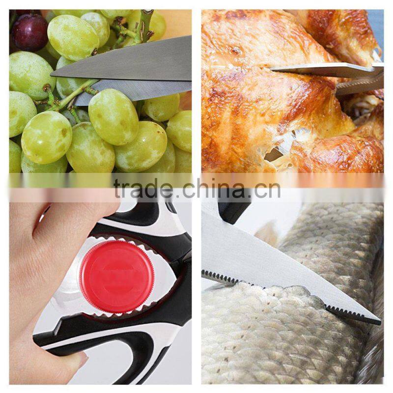 Ideal as Chicken, Poultry, Fish, Meat & Herb Scissors Heavy Duty Kitchen Shears Scissors