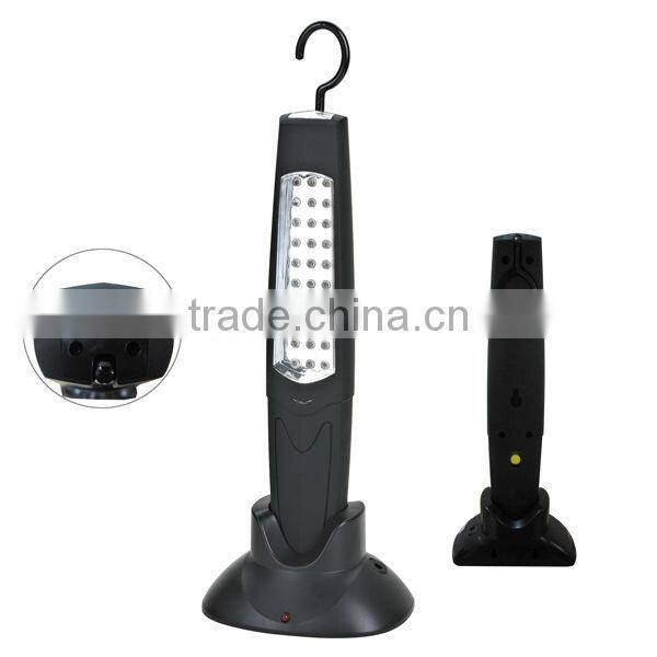 High Quality Portable 34 LED COB Cordless Rechargeable Work Light with Charge Station