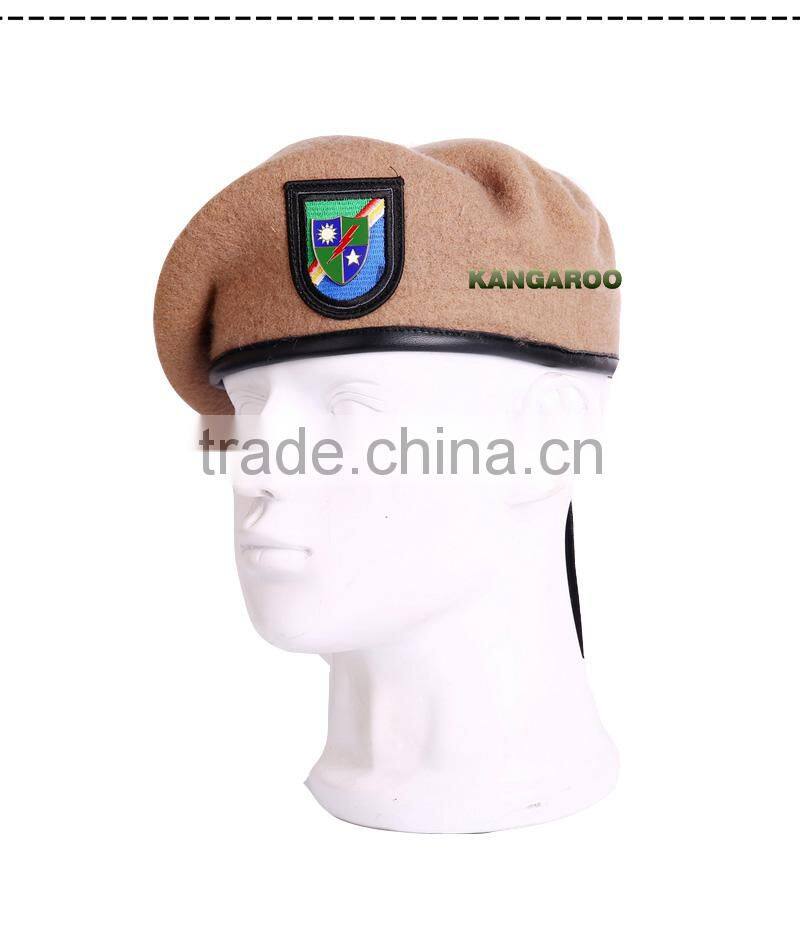 Custom Wholesale Military Brown Beret