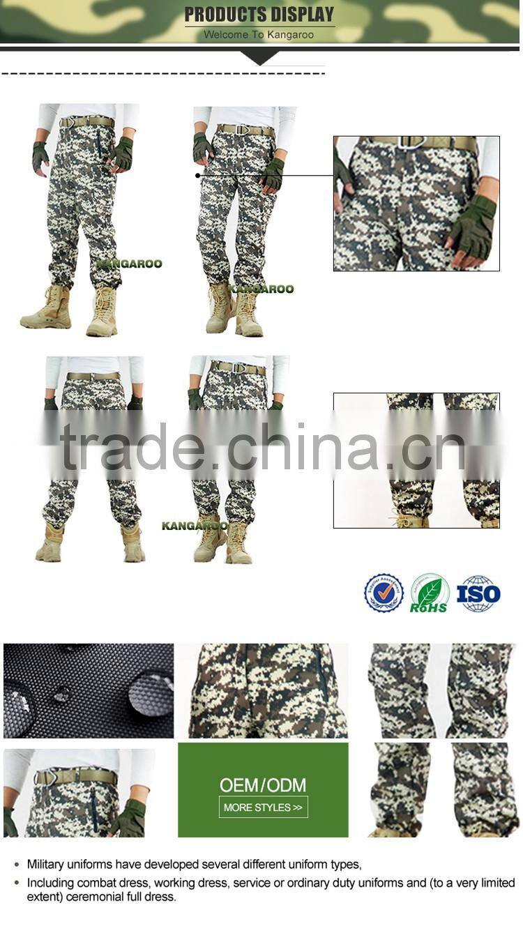 custom wholesale men's camouflage military pants