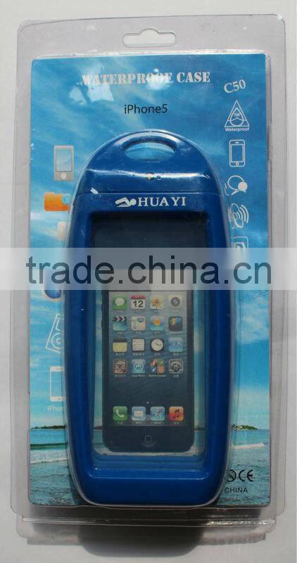 Any color design under water waterproof mobile phone case for iphone 5s