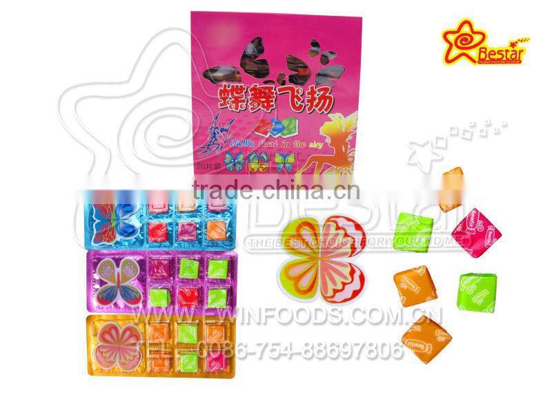 Fruity Flavor Rainbow Chews Chinese Candy