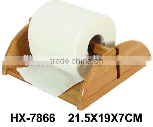 Eco-friendly Bathroom Accessories Bamboo Toilet Paper Roll Holder