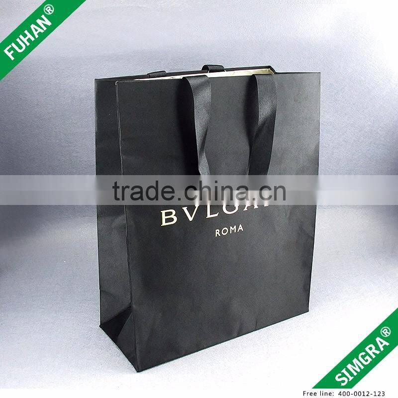 China Factory Fashion Design Packaging Bags Paper Shopping Bags