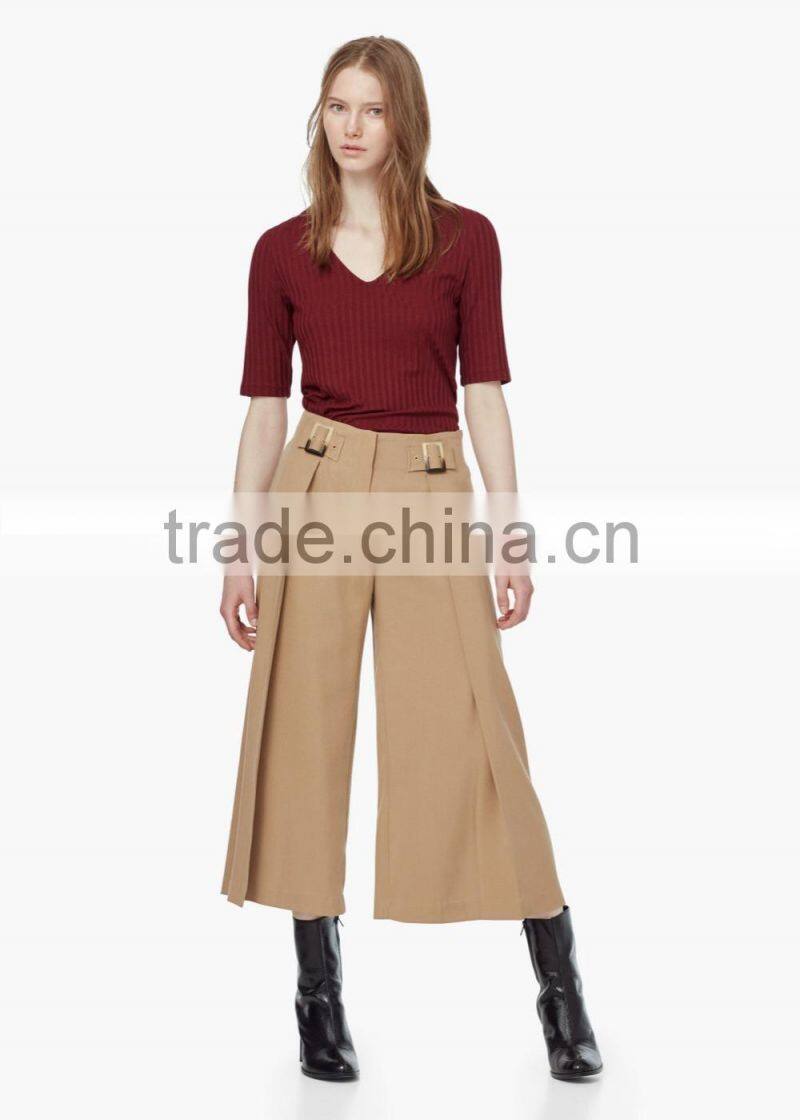 slim women t shirt design ribbed top long sleeve tight t shirt for women
