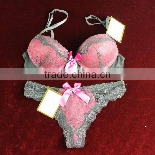 Ladies Lingerie Bras And Panties Brief Panty Match Sets In Stock