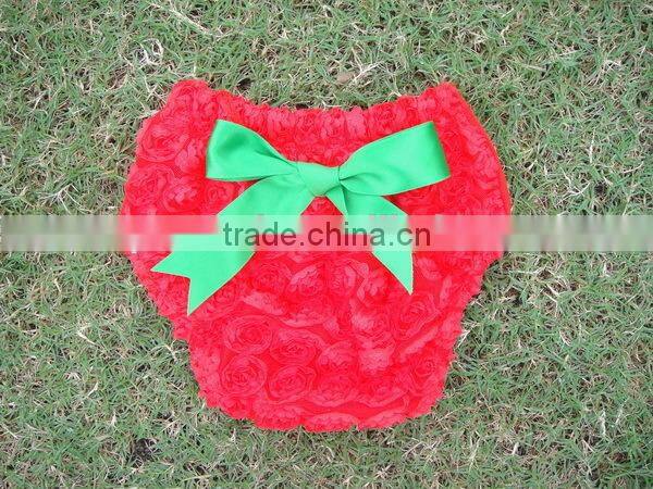 Baby White Lace Petti Panties Bloomers with White Bow