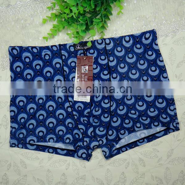 Wholesale high quaily men funny bamboo fiber men boxer briefs fancy men underwear