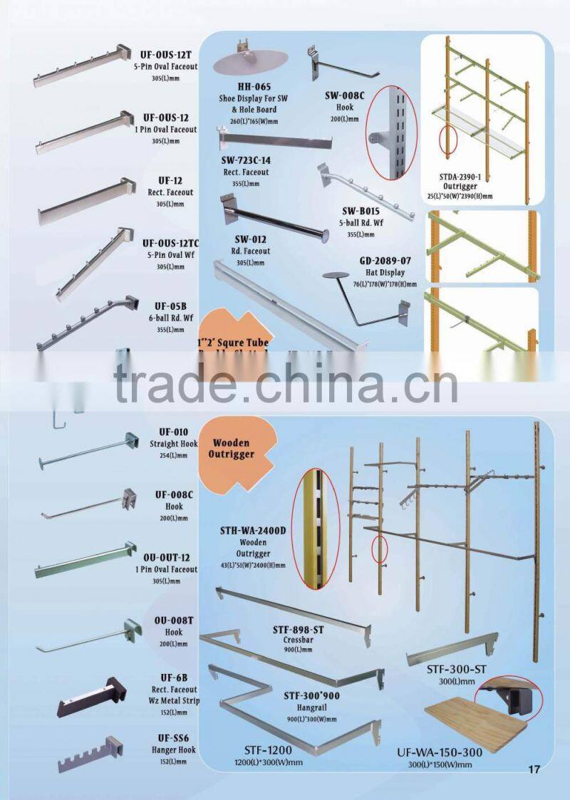 shop round wooden outrigger wall mounted wooden display system