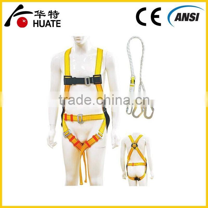 Durable safety harness fall protection safety vest belt