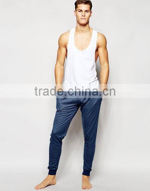 Custom men blank slim fit sports pants & trousers