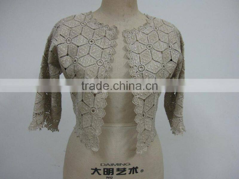 garment manufacturer ladies crochet fashion long sleeve top