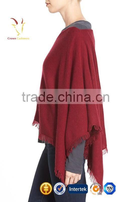Red Winter Cape for Women,Wraps Ponchos