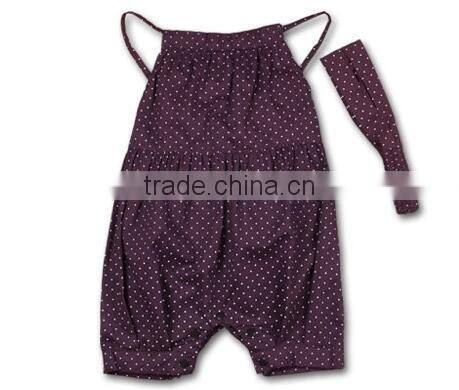 2017 Baby Girl Brown1 Year Old Clothes Rompers with Headband