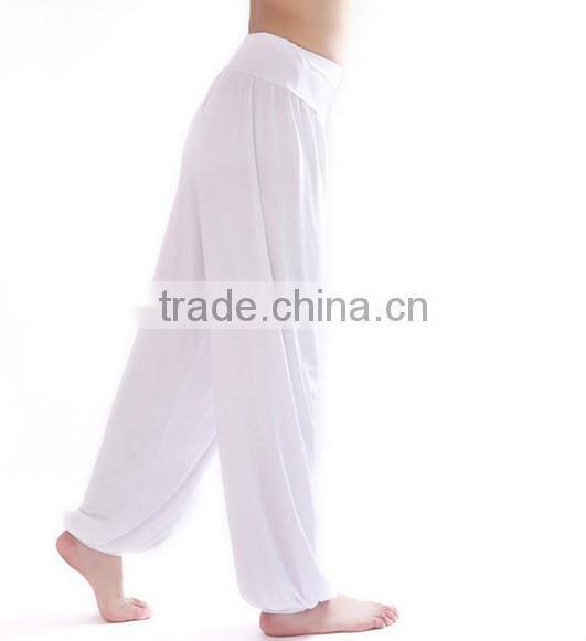 OEM bulking buy closed bottom polyester/cotton yarn custom women yoga pants wholesale