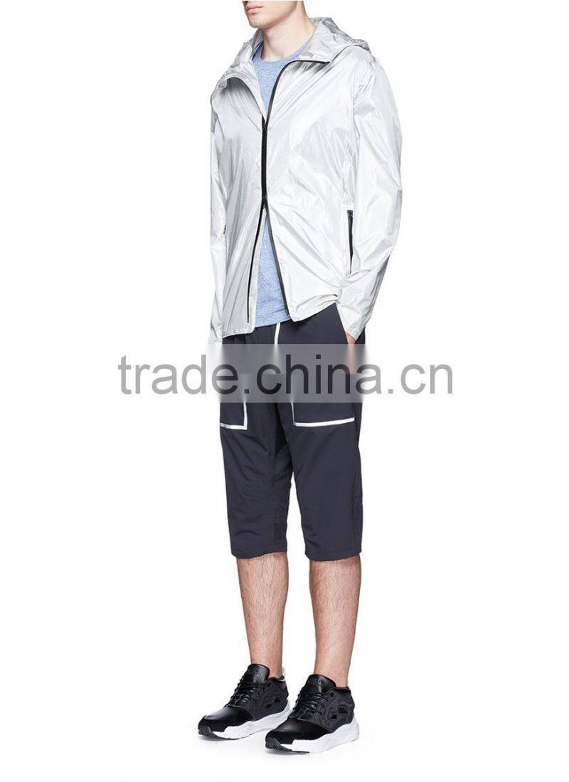 man fashion tactical capri pants new design with shinny thread 2016,tactical pants men's