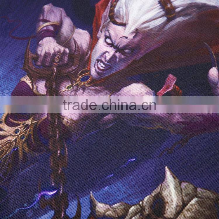 Sublimation print custom design 92% polyester 8% spandex mens t shirt