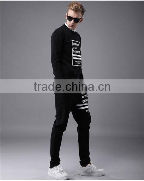 2015 new style sweatshirt without hood for adult men