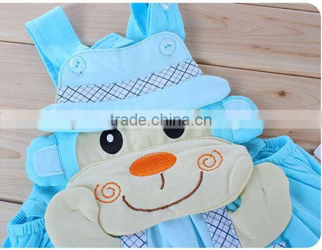 2014 hot cotton baby rompers wholesale baby clothes summer infants cotton cartoon modelling overalls Jumpsuit climb clothesc