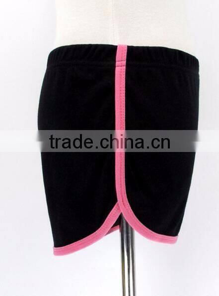 Runwaylover Custom Summer Sexy Bright Color Hot High Waist Gym Sport Women Cotton Shorts